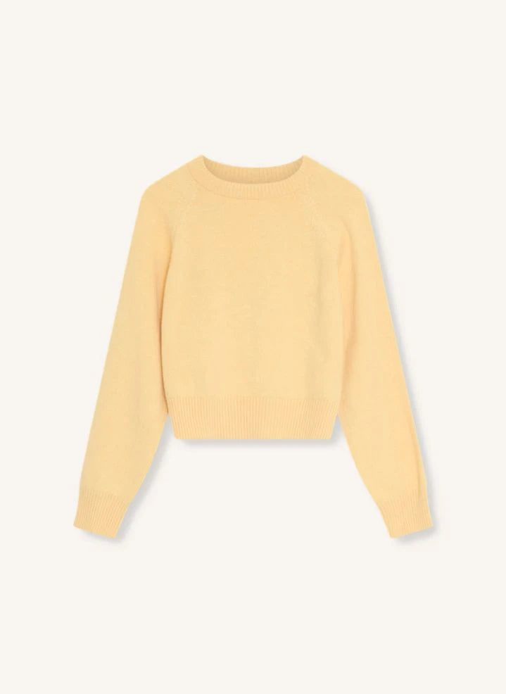 the new society - Cashmere and Merino Sweater | Yellow