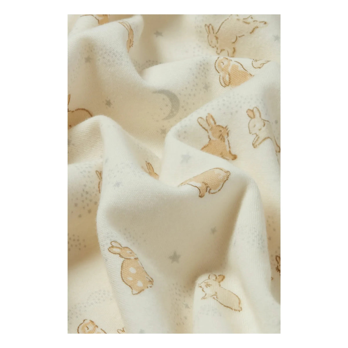 Sleepy Doe - Organic Cotton Bunny Pajamas | Off-White