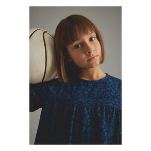 Cozmo - London Leopard Denim Dress | Blue