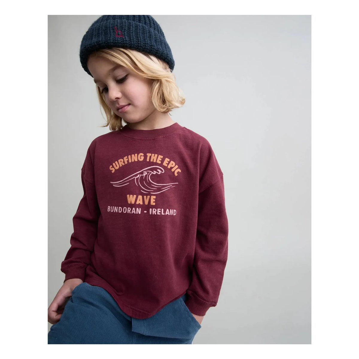 Búho - Unisex Organic Cotton T-Shirt | Burgundy