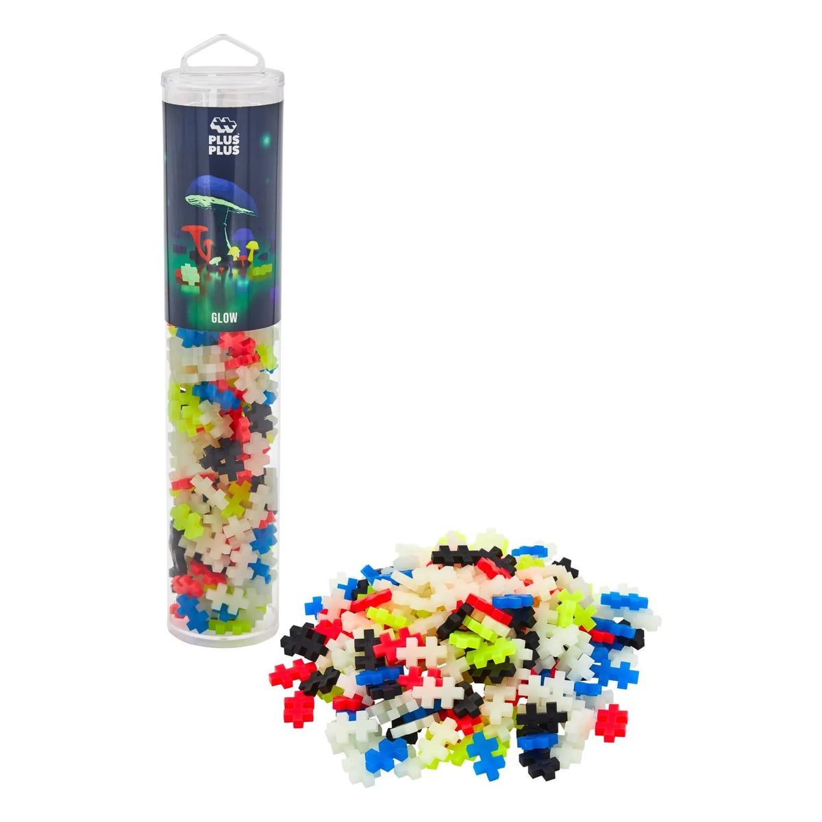 Plus-Plus - Phosphorescent Tube - 240 Pieces