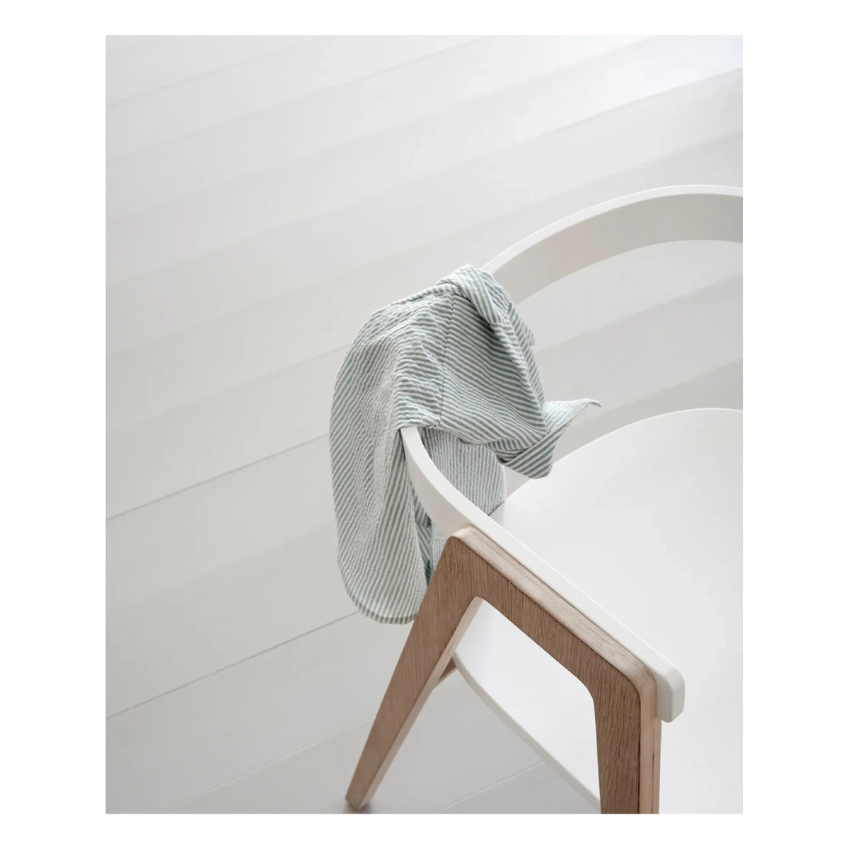 Oliver Furniture - Wooden Adjustable Height Chair | White