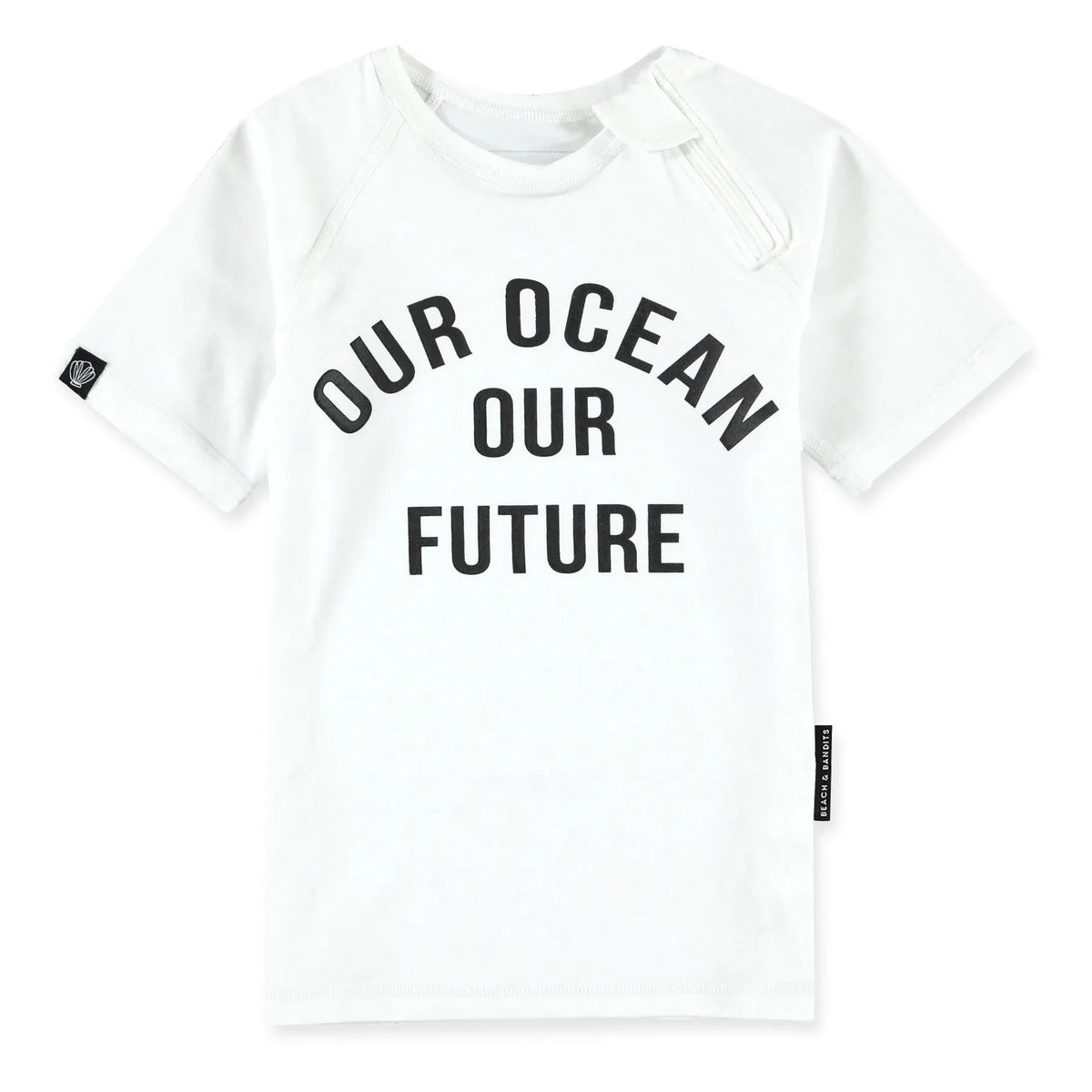 Beach & Bandits - Ocean UV Protection T-Shirt | White