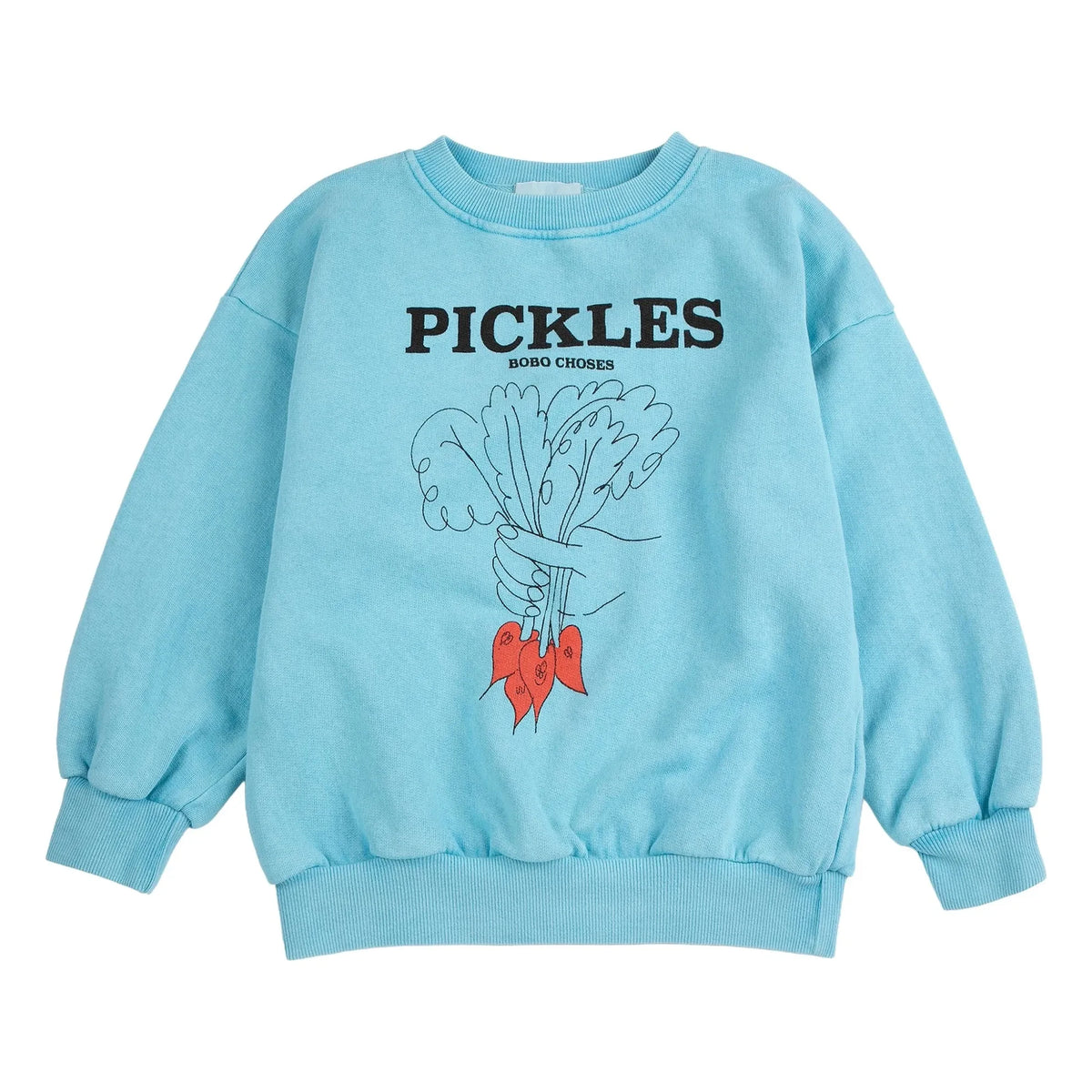 Bobo Choses - Pickles Organic Cotton Sweatshirt | Light Blue