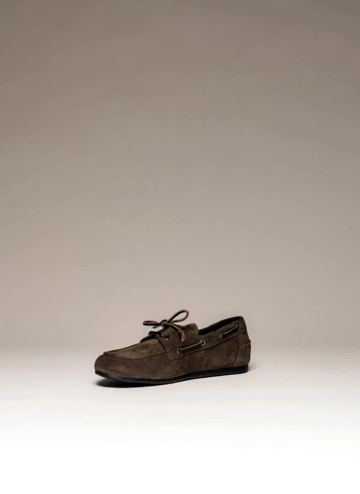 Odare - Leo Suede Loafer Shoe | Mink Brown