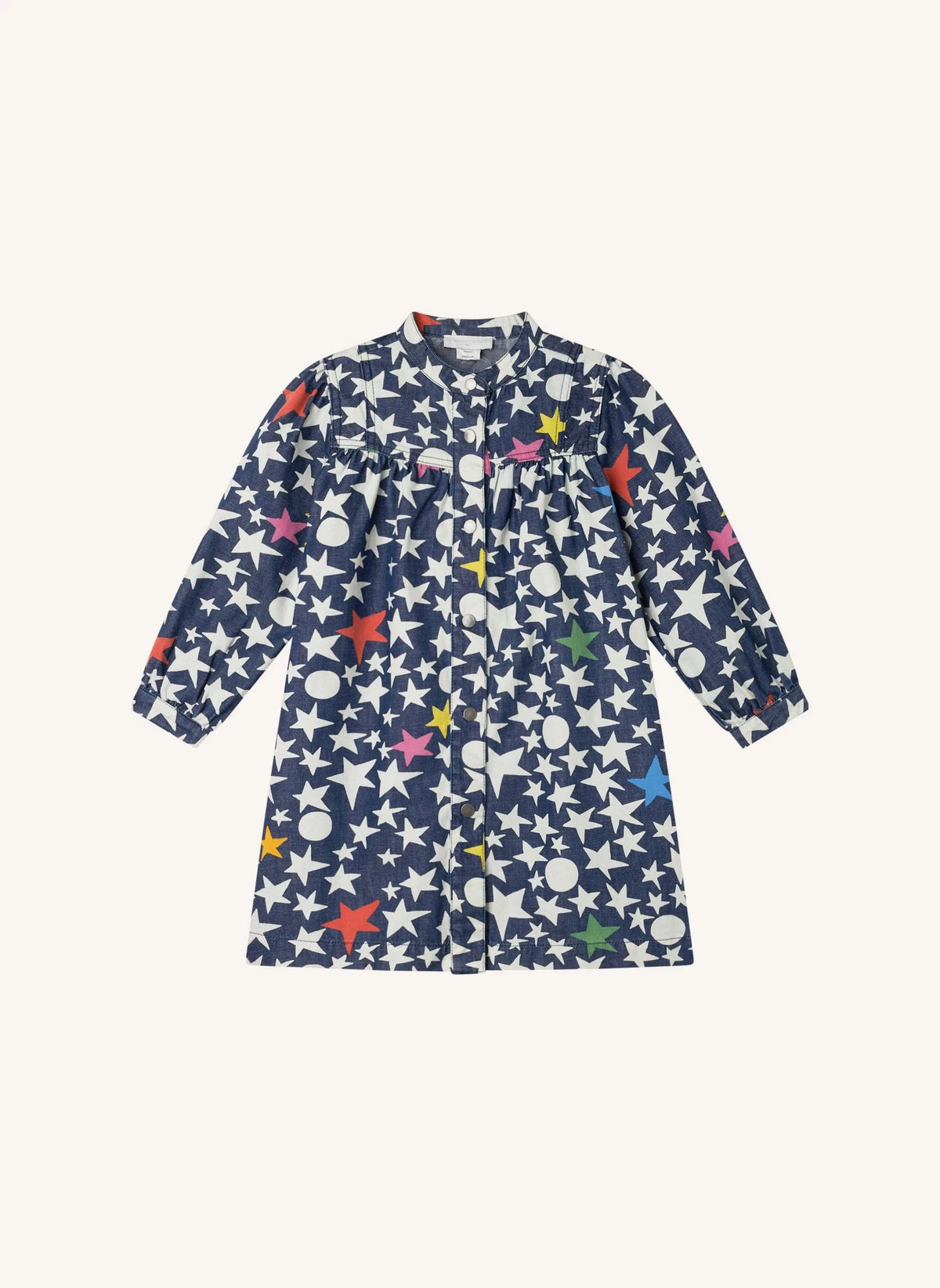 Stella McCartney Kids - Denim Star Dress | Denim Blue