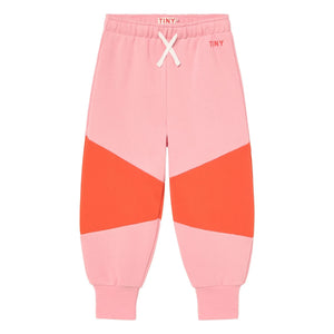 Tinycottons - Tiny Color-blocked Organic Cotton Jogger | Pink