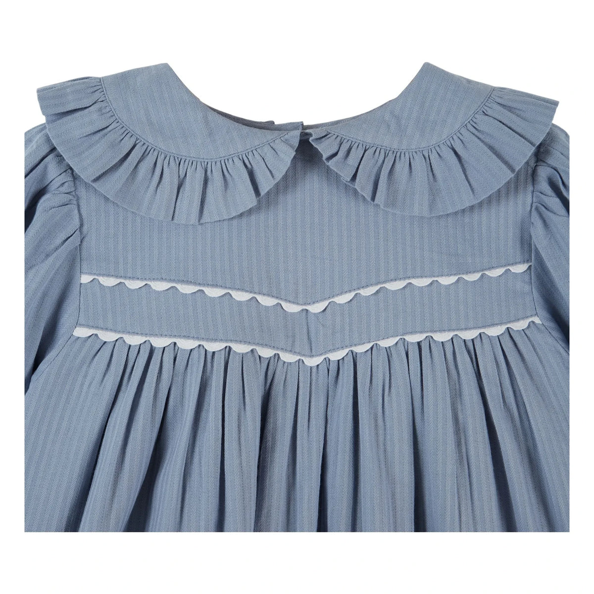 Emile et Ida - Embroidered dress | Blue