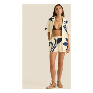 Soleil Soleil - Margot Silk Shirt | Ecru