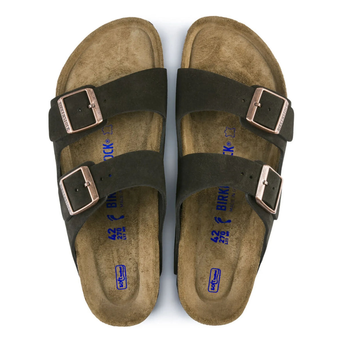 BIRKENSTOCK - Adult Collection Suede Arizona Sandals | Brown