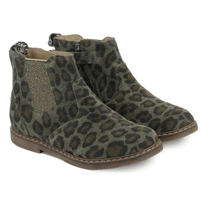 Pom d'Api - City Jodzip Leopard boots | Haki