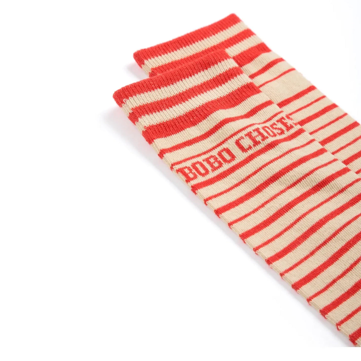 Bobo Choses - Striped Organic Cotton Socks | Red