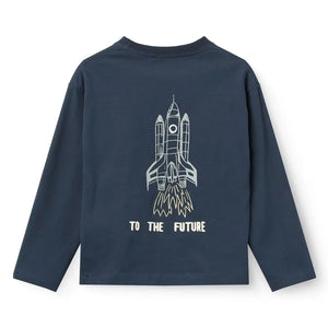 Copenhagen Colors - Organic Cotton Rocket T-Shirt | Navy