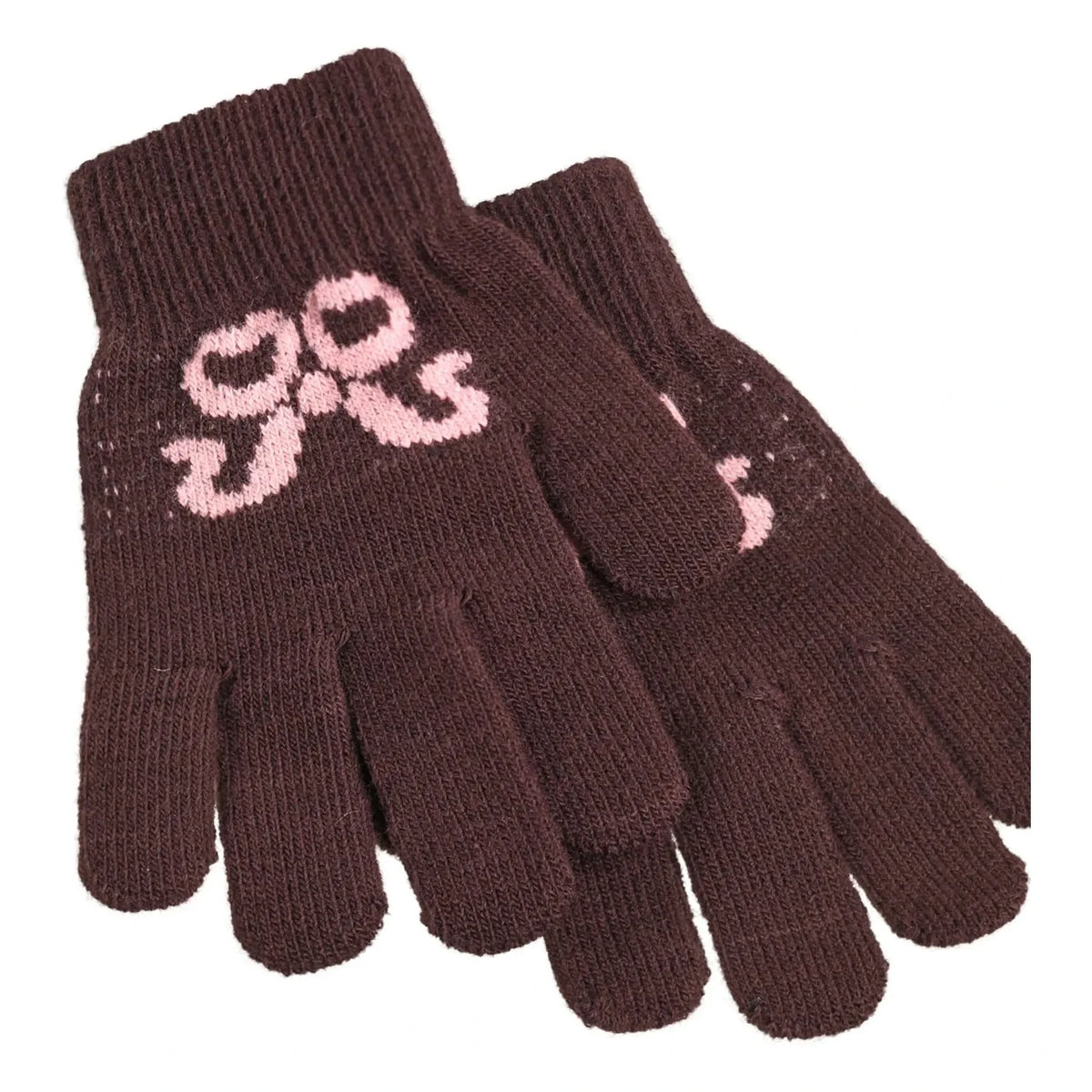 Molo - Kaapo Knitted Gloves 2 Pairs | Brown
