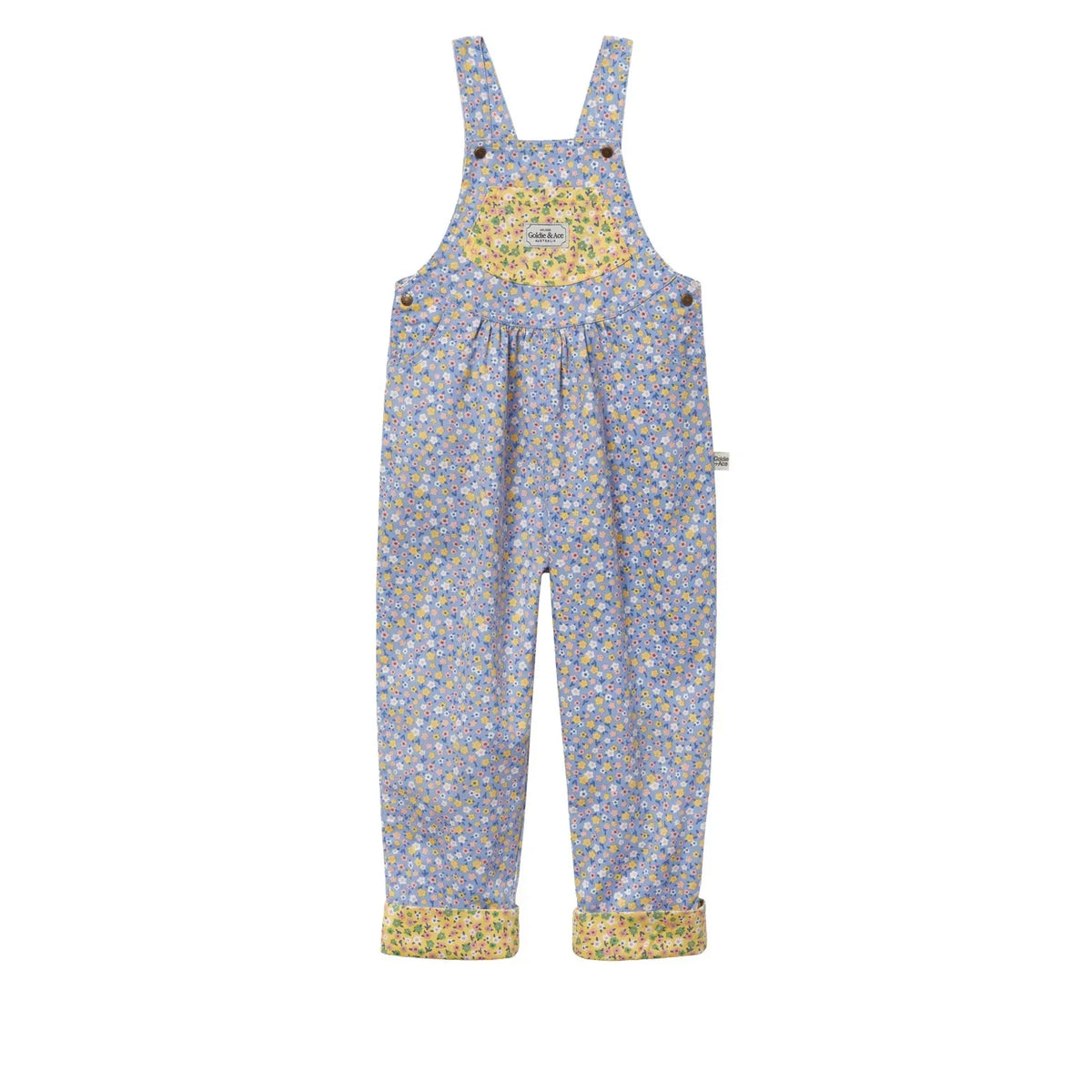 Goldie + Ace - Posy Floral Dungaree | Blue