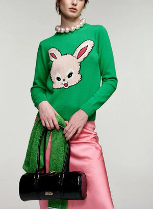 Essentiel Antwerp - Kapital Jacquard Sweater | Green