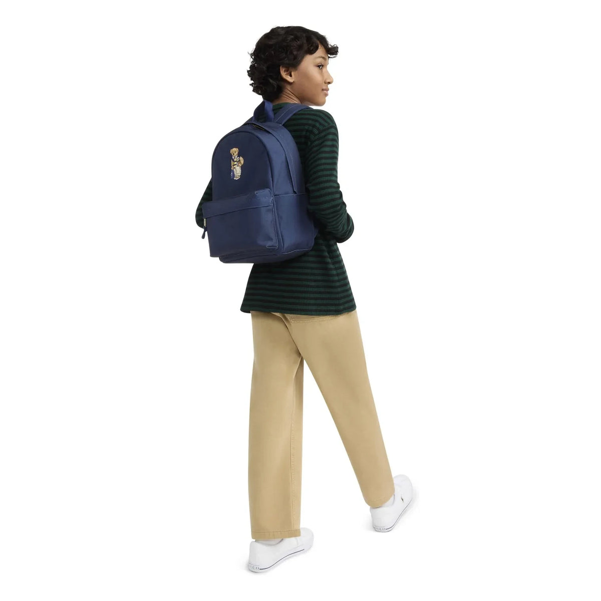 Ralph Lauren - Recycled Fiber Teddy Bear Backpack | Navy
