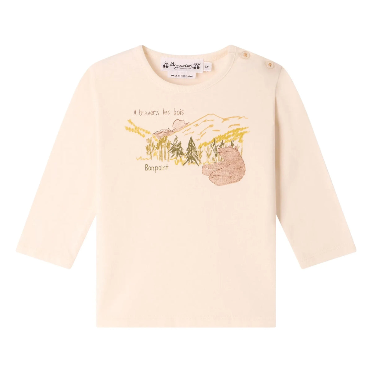 Bonpoint - Tahsin Organic Cotton T-Shirt | Ecru