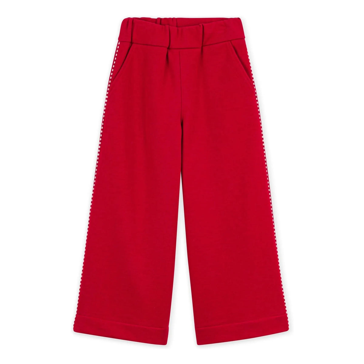 Petit Bateau - Organic Cotton Loose Jogger Pants | Red