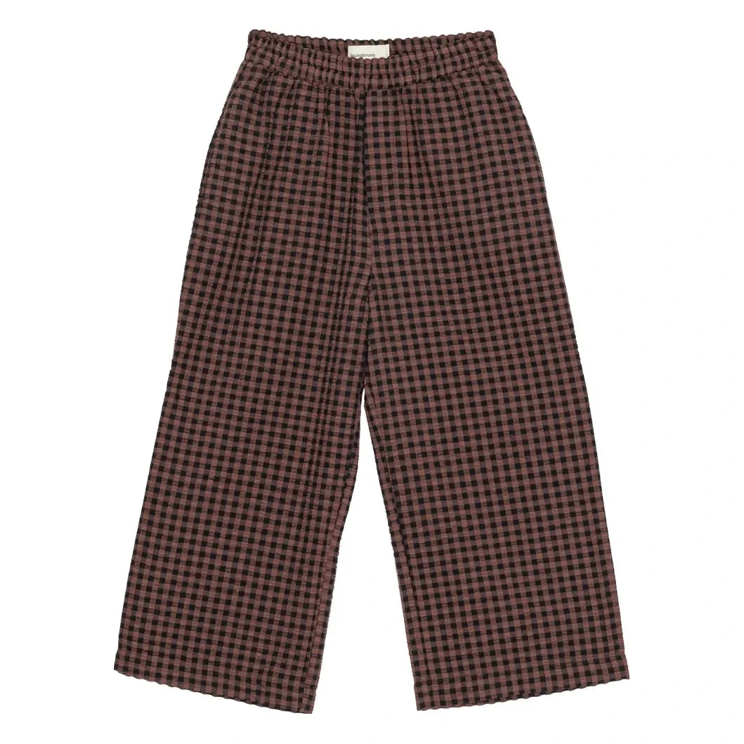 brunobruno nation - Francis Seersucker Pants | Brown