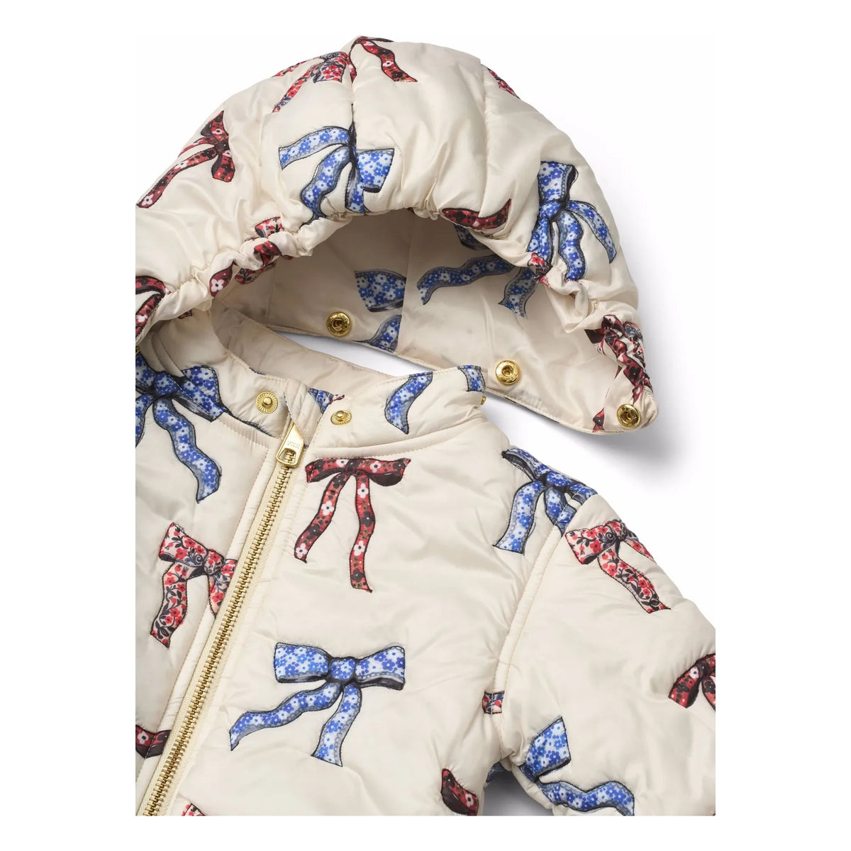 Molo - Helium Knotted Goose Down Jacket | Off White