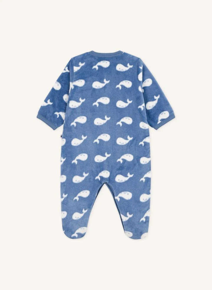 Petit Bateau - Polar Whale Sleeping Bag | Blue