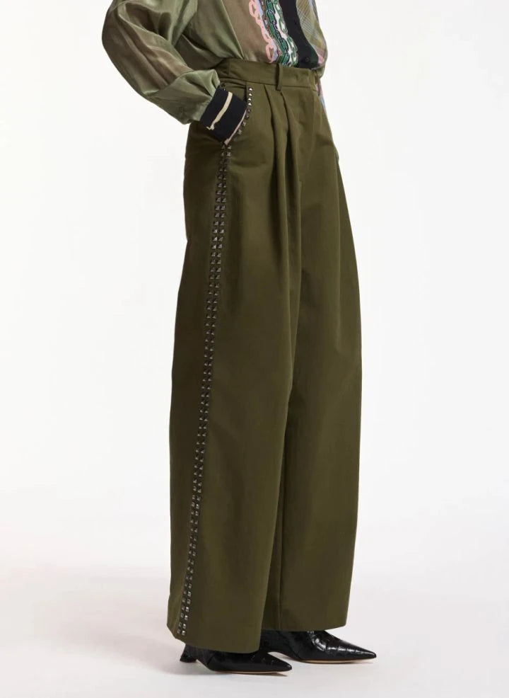 Essentiel Antwerp - Korrupt Pants | Forest Green