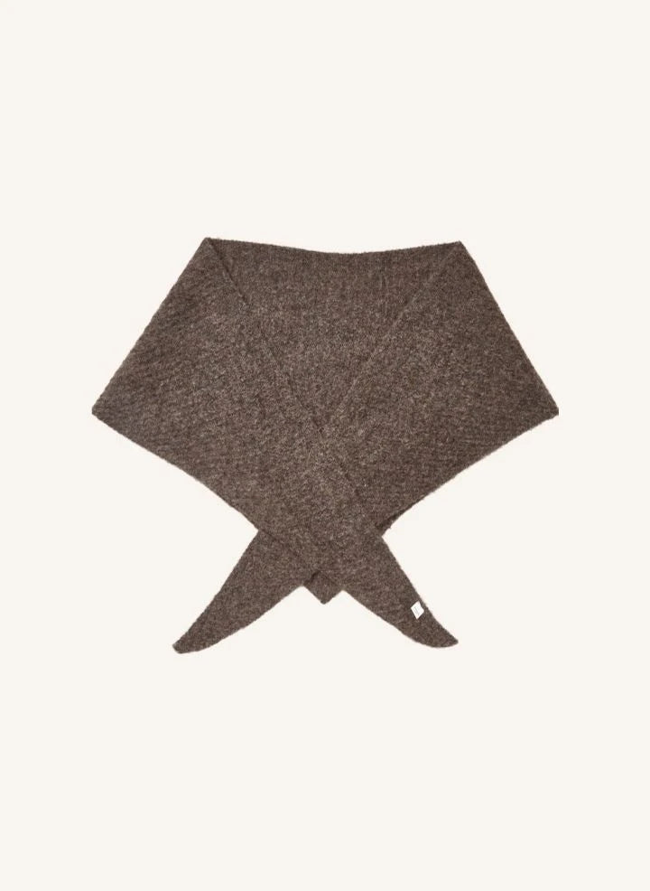 Becksöndergaard - Alpaca Triangle Shawl | Brown