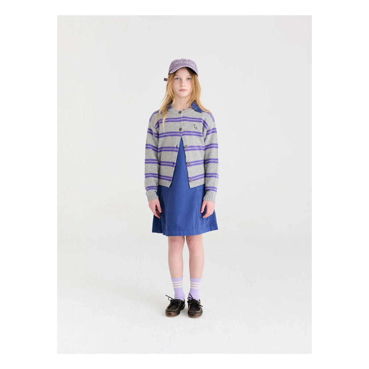 True Artist - N°6 Striped Wool Vest | Gray