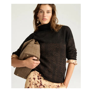 Momoni - Twain Alpaca Sweater | Brown