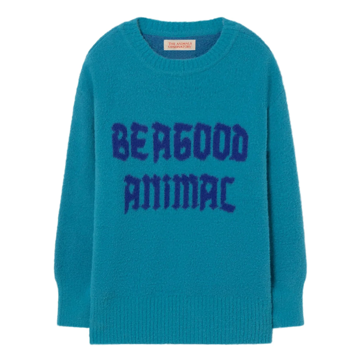 The Animals Observatory - Bull Graphic Sweater | Blue