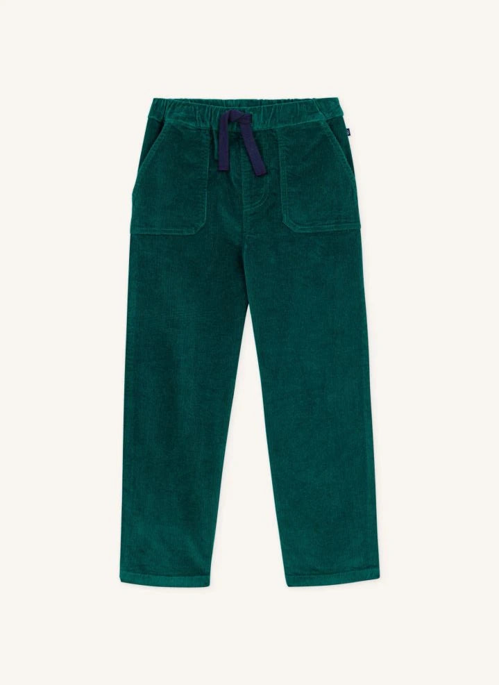 Petit Bateau - Corduroy organic cotton straight-leg pants | Green