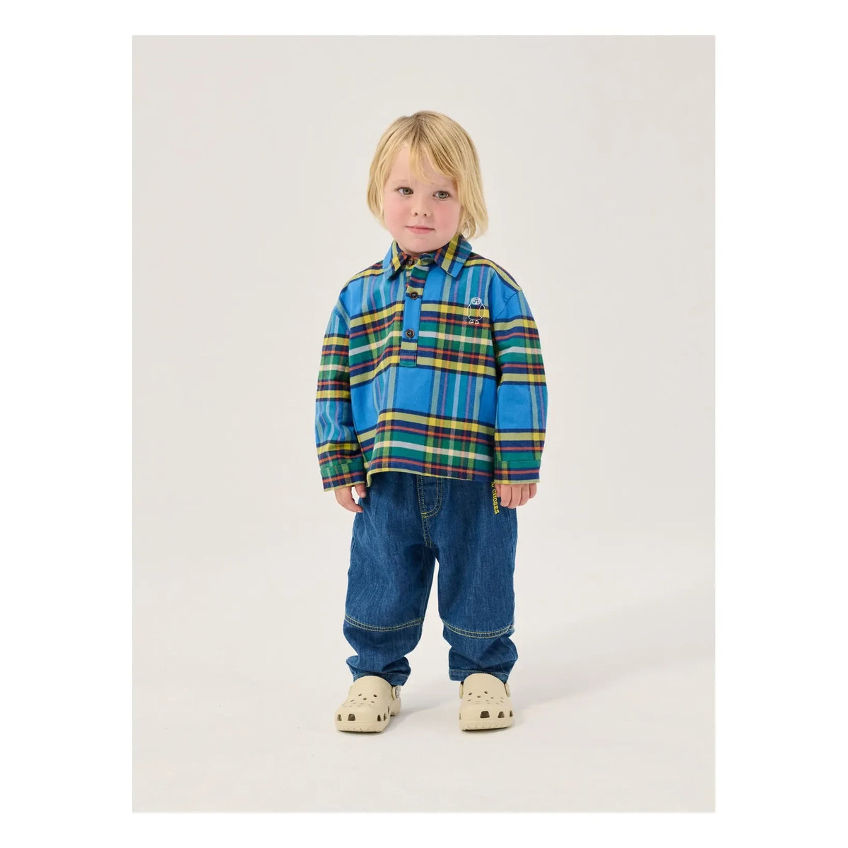 Bobo Choses - Blue Check Shirt