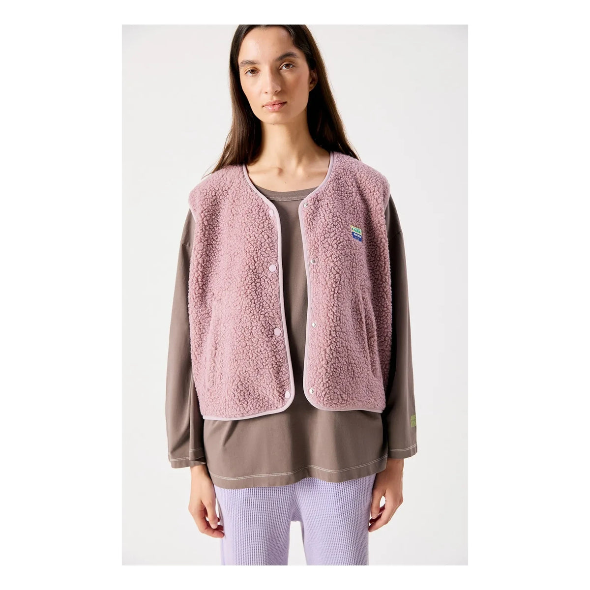 American Vintage - Hoktown Sleeveless Jacket | Plum