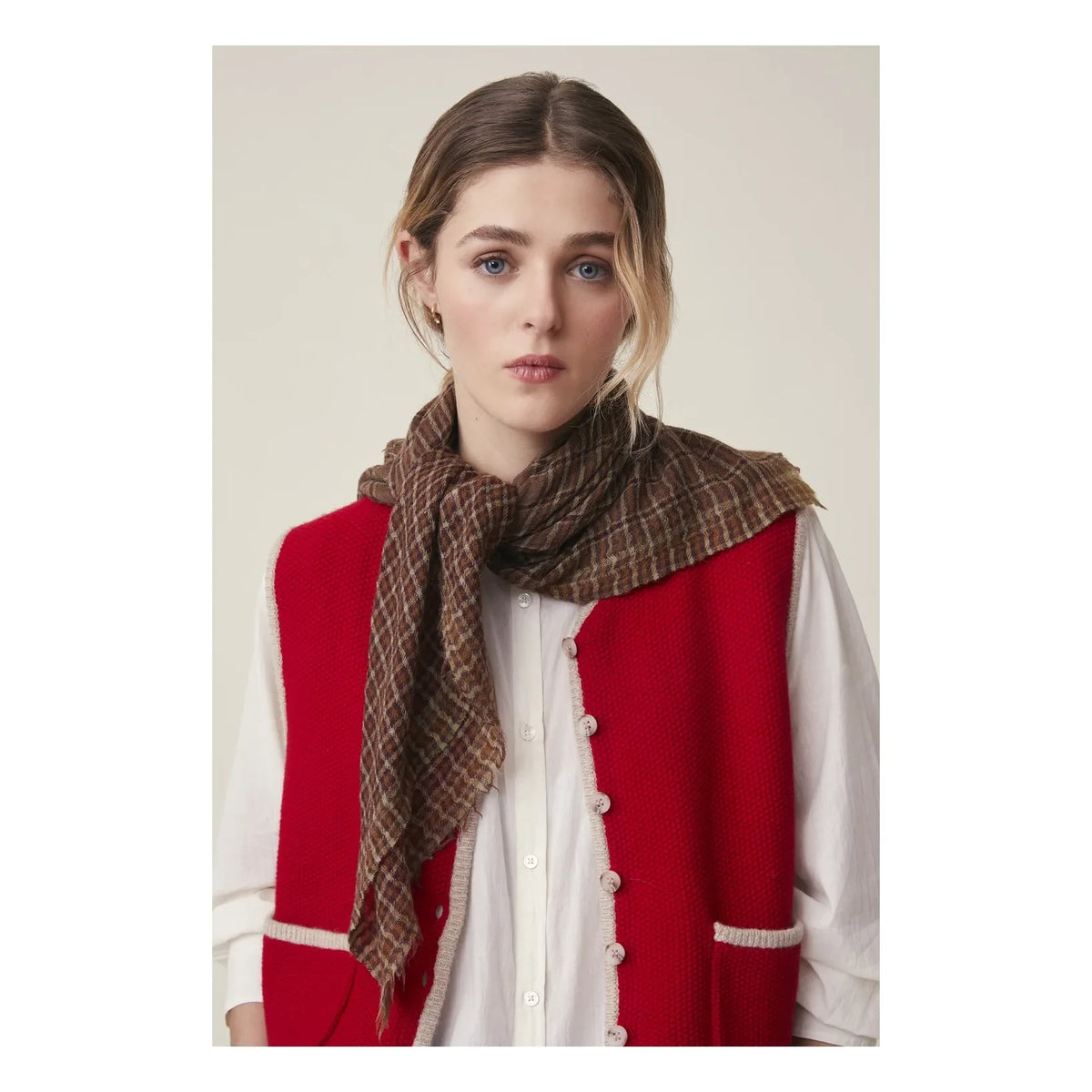 Moismont - Corneille Scarf No. 852, Wool | Brown