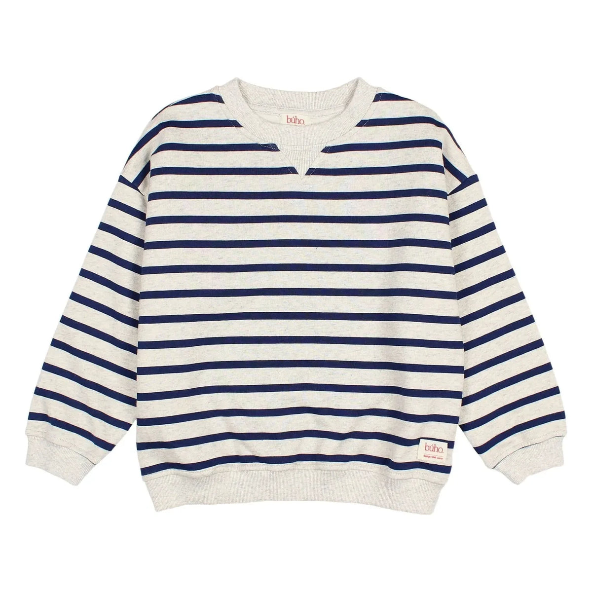Búho - Sailor organic cotton sweatshirt | Navy