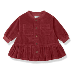 1+ in the family - Regina Corduroy Dress | Red