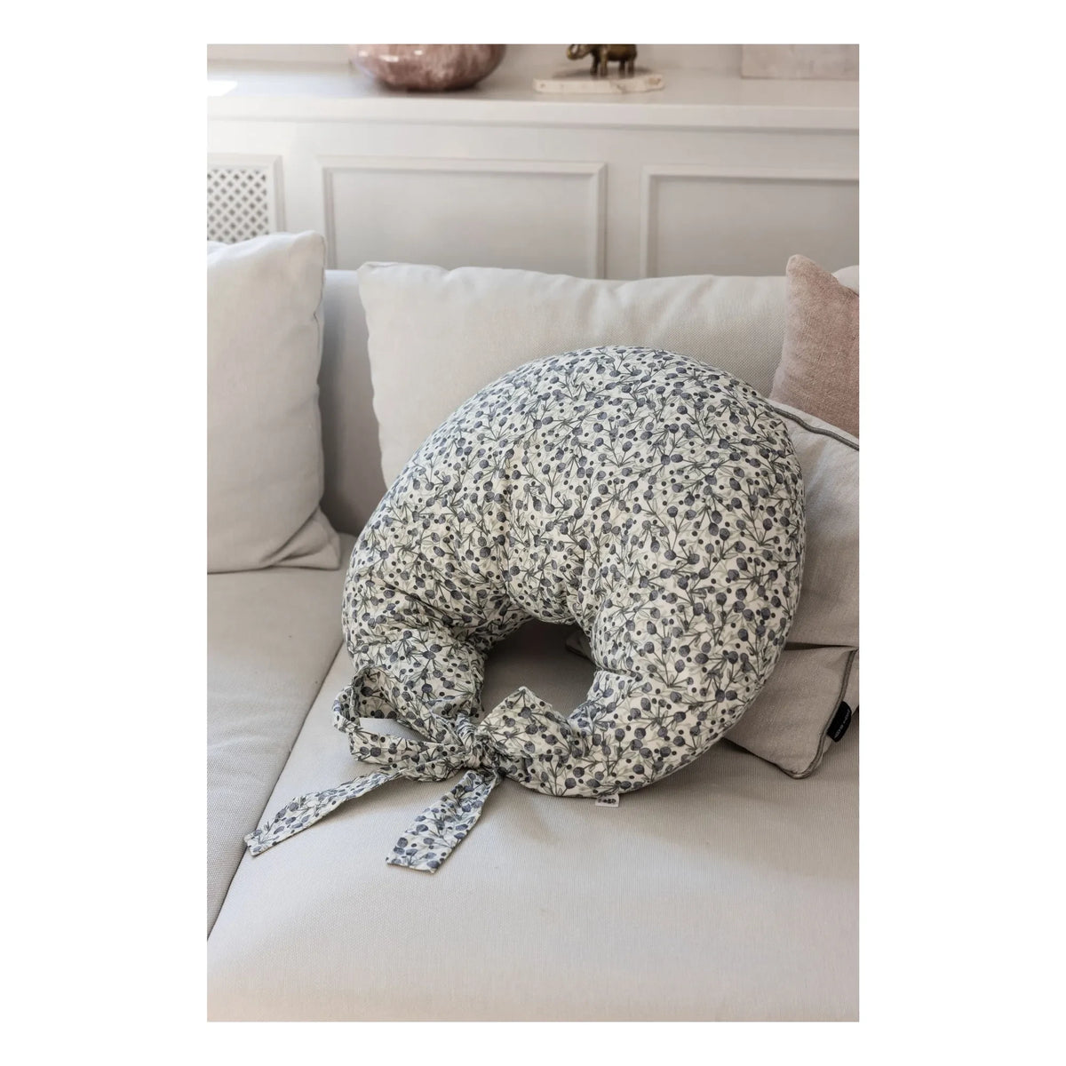 Sebra - Blue Olive Nursing Pillow | Blue