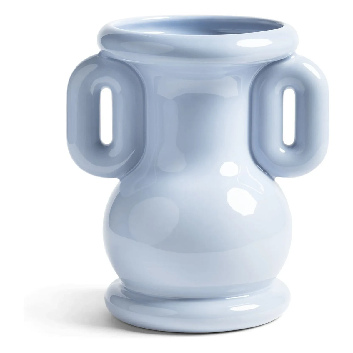 &Klevering - Amphora Stone Ceramic Vase | Blue