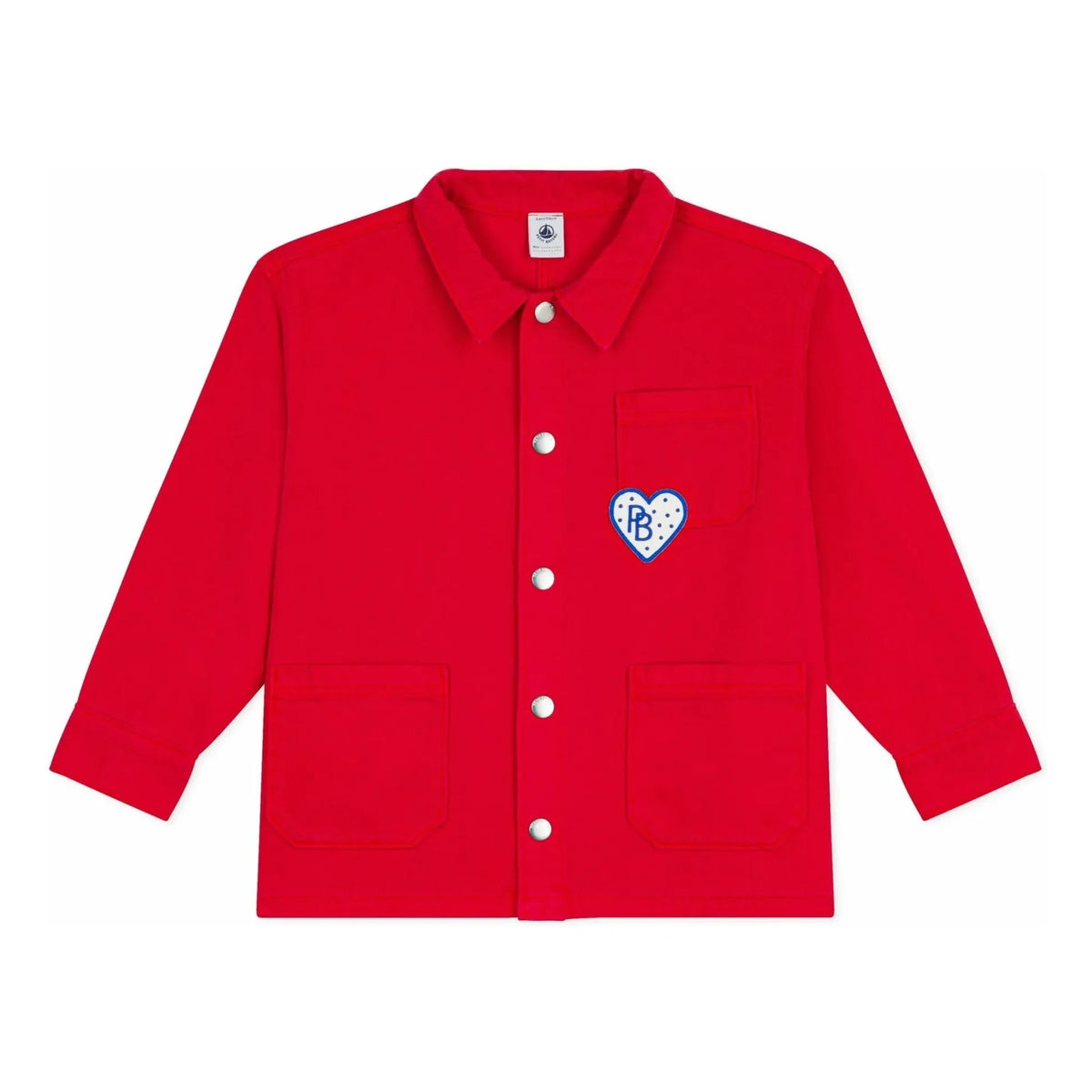Petit Bateau - Denim Work Jacket | Vermillion