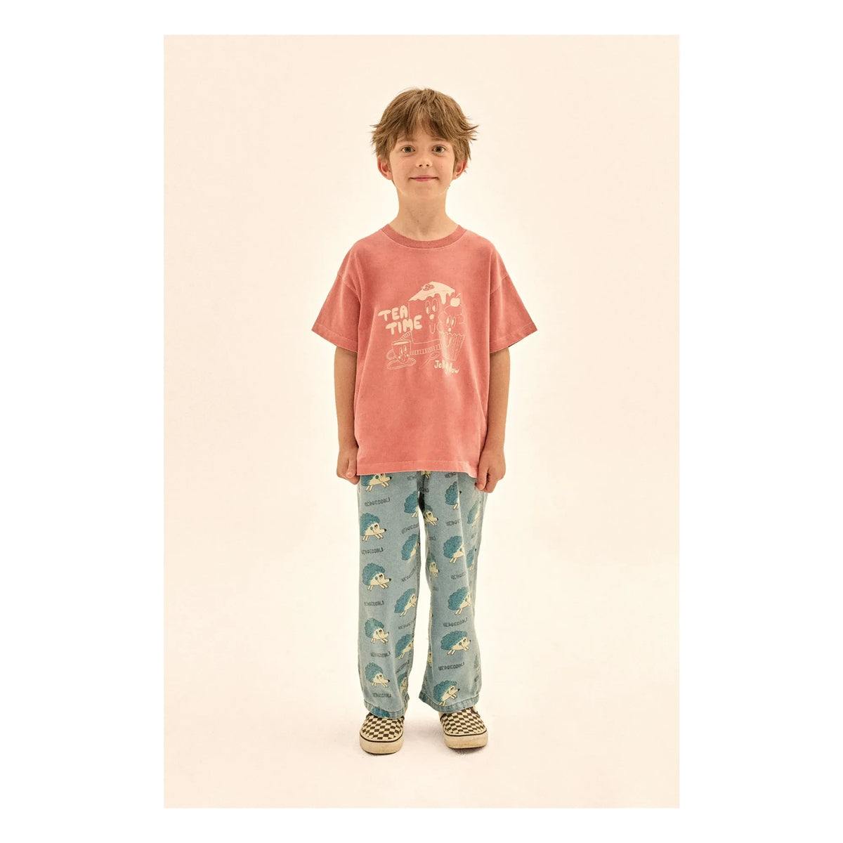 Jelly Mallow - Tea Time T-shirt | Coral