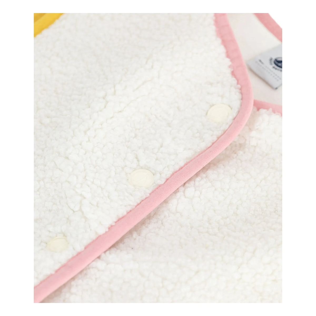 Petit Bateau - Sleeveless Sherpa Jacket | Ecru