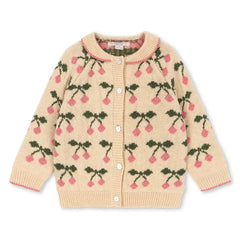 Konges Sløjd - Belou Cherry Wool Cardigan | Pink
