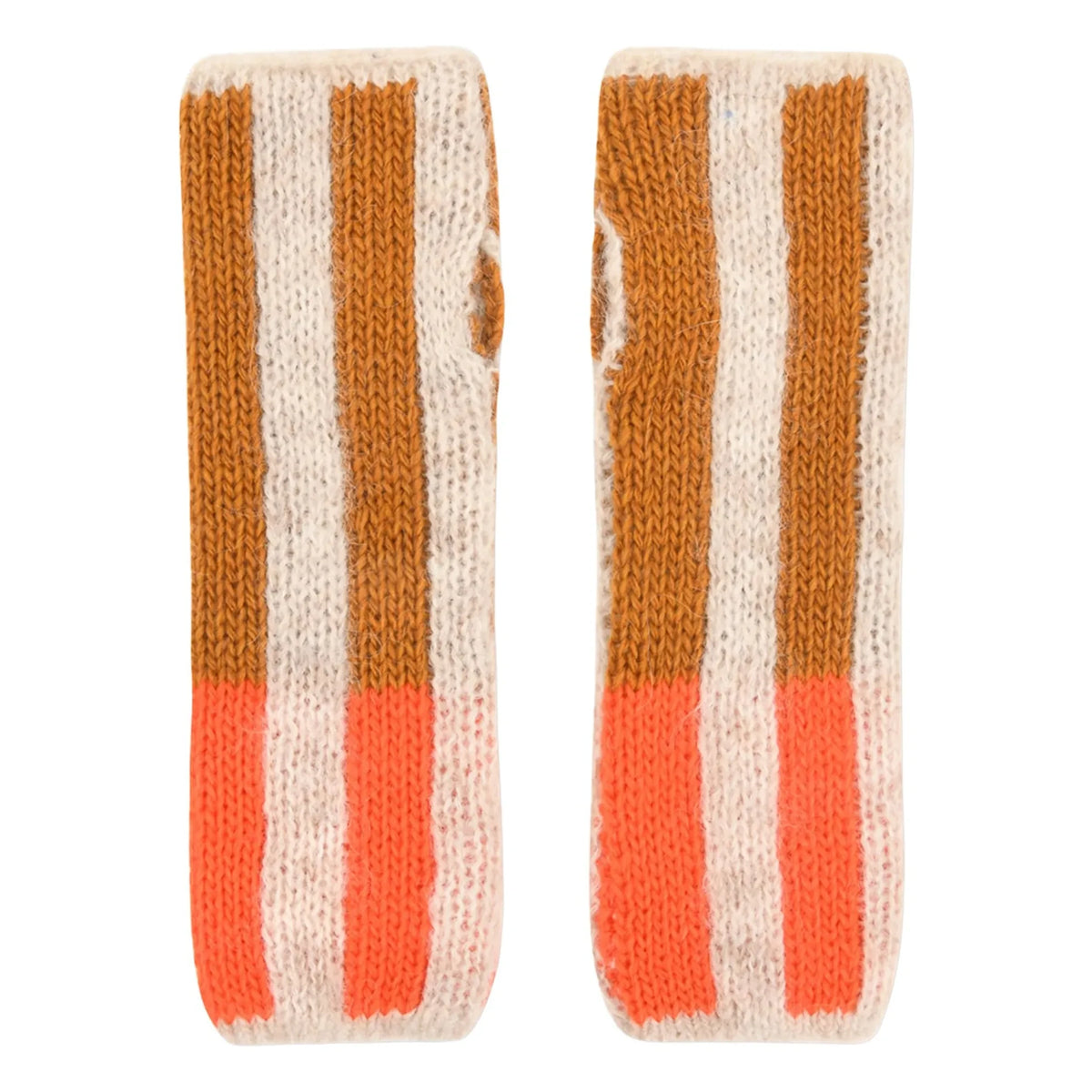 Mapoésie - Althea Wool Fingerless Gloves | Orange