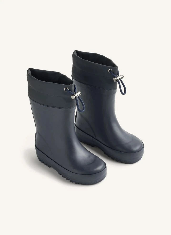 Wheat - Thermo Rain Boot | Navy