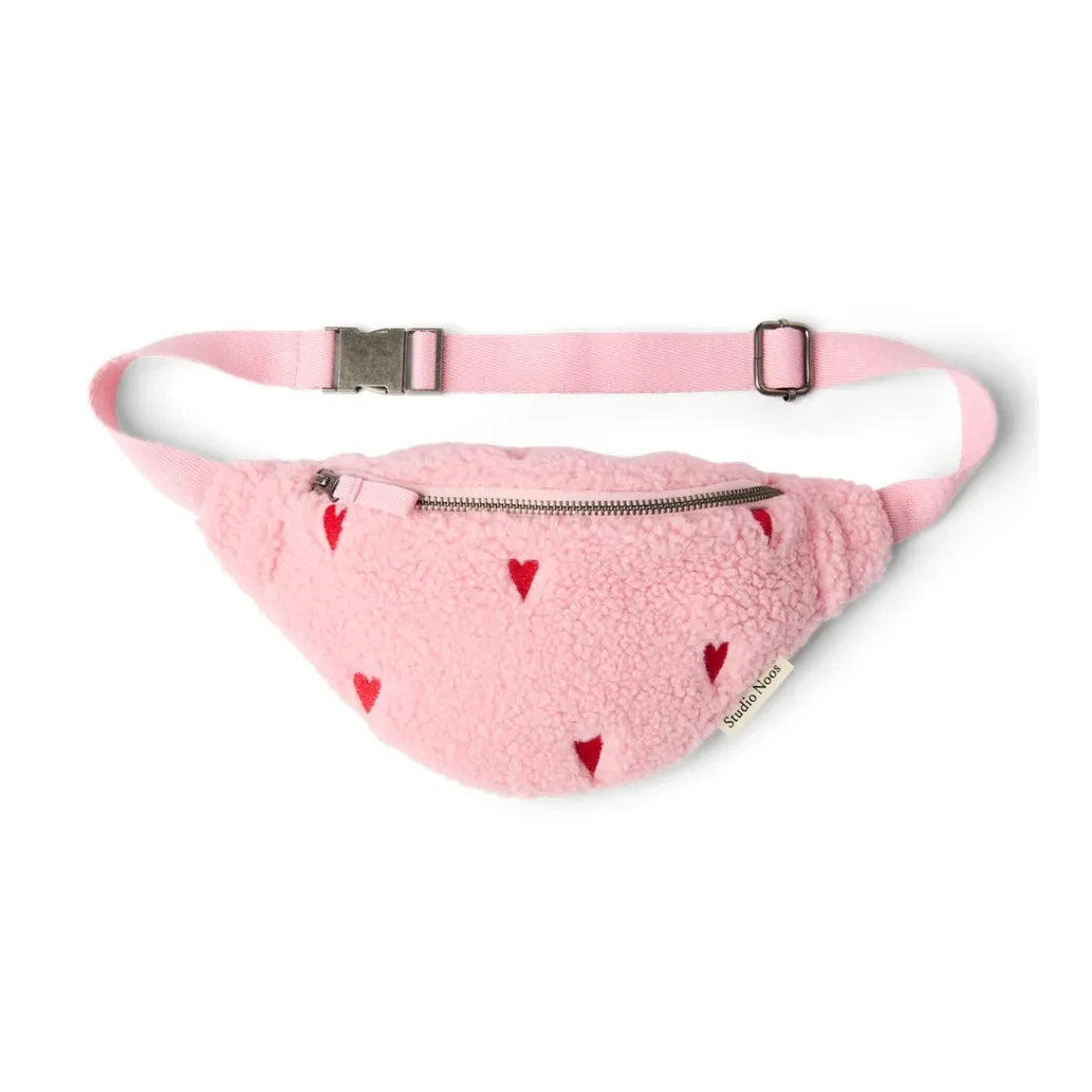 Studio Noos - Hearts Kids Waist Bag | Pink