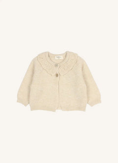 Búho - Lurex Cardigan | Beige