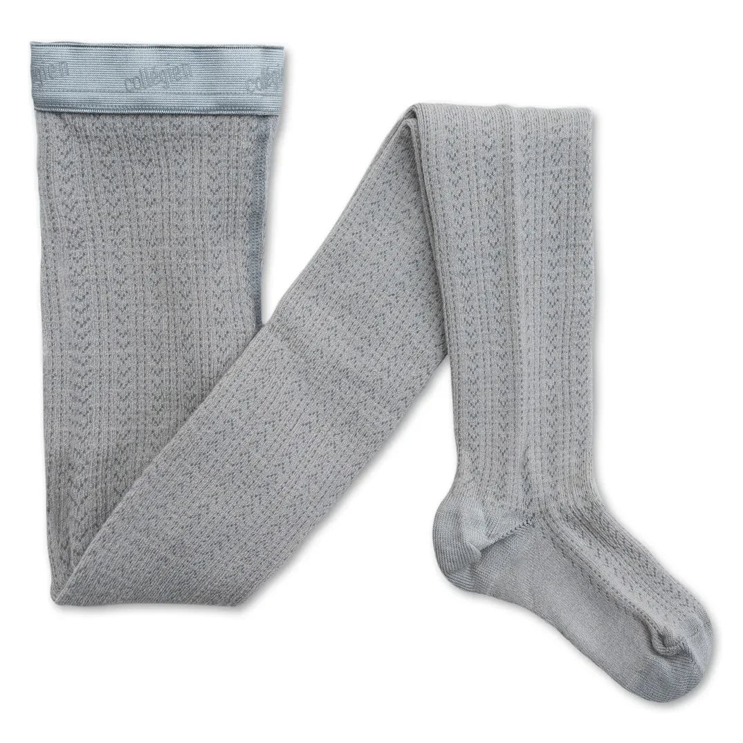 Collégien - Angelique Merino wool tights | Dark grey