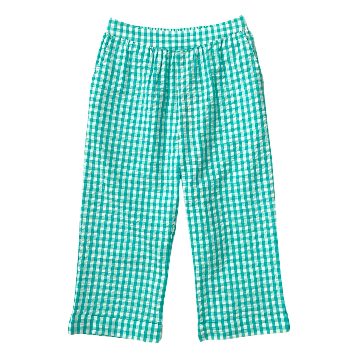 Sunchild - Bisbee Vichy Pants | Turquoise