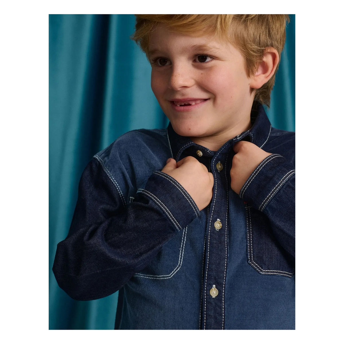 Gingersnaps - Alessio Denim Shirt | Dark Blue